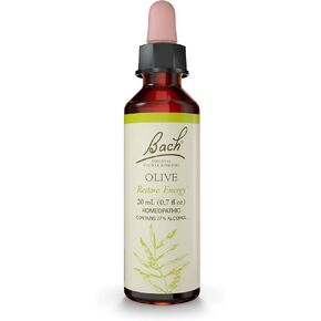 Bach Original Flower Remedies, Olive - Restore Energy - Natural Homeopathic Flower Essence for Emotional Balance - Vegan, Gluten Free, Sugar Free - 20mL Dropper