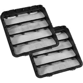 2PCS Car Body Side Aperture Exhauster Vents, OEM# 68323649AB Auto Cab Rear Air Pressure Outlet Louvers Replacement, Vehicle Airflow Accessories, Compatible with Ram 1500 2500 3500