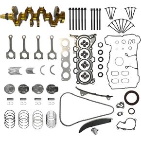 G4NC 2.0L Engine Overhaul Rebuild Kit w/Crankshaft Piston kit Timing chain kit Fit For Tucson Elantra Kia Sonata Sportage Forte Carens Soul 2.0L 2011-2022 Replaces#23040-2E000