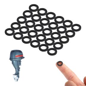 30pcs ترس أقل جوانب تصريف الزيت بديل لـ Yamaha 90430-08020-00 و 90430-08003-00 ، ختم قابس الصرف السفلي للوحدة الخلفية لليماها