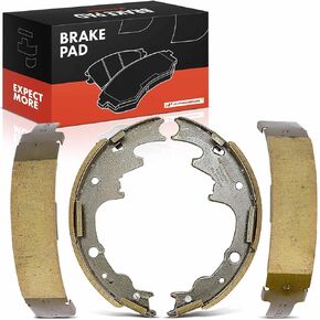 A-Premium Rear Ceramic Drum Brake Shoes Set Compatible with Select Ford and Mazda Models - Ranger 1995-2009, B2300 2001-2010, B2300 1995-1997, B2500 1998-2001, B3000 1995-2008, B4000 1995-2000, 4 Pcs