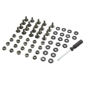 M6 x 16 ATV Fairing Plastic Body Fender M6 Bolt Washer & Nut 6mm 50cc 70cc 90cc 110cc 125cc 150cc 200cc 250cc Pit Trail Dirt Quad Bike (Army Green)