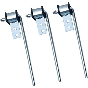 3/8" Rod 10" Long Exhaust Hanger Rod Weld On, Exhaust System Hanger Muffler Hanger for Automotive(3 Pack)