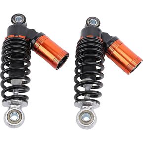 Pair of 180mm Shock Absorbers Aluminum Alloy High Performance Spring for Dirt Bike Go Kart ATV Quad Scooter Electromobile