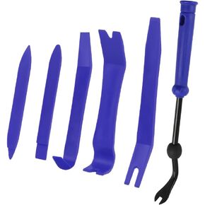 6PCS CAR CAR TRIM TOOL KIT ، لا توجد مجموعة أدوات الأدوات البلاستيكية من الخدش تلقائيًا لراديو DASH ، مجموعة أدوات إزالة تلقائيًا ، تتضمن 6 أنواع من إكسسوارات مقطع السيارة مقطع السيارة