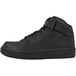 Nike Kids Air Force 1 Mid (GS) Black/Black Basketball Shoe 5.5 Kids US in Kuwait