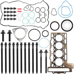 Carbhub Engine Head Gasket 1.20mm Thick Bolts Set Compatible with Mini Cooper R56 R56 Hatchback Turbo N14B16A Incl 2007-2012 Replaces 9815416 20606049609 HS26453PT ES72451 HBK827