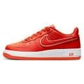 Nike Big Kid's Air Force 1 LV8 White/Lt Madder Root-Aura (DM0985 100)