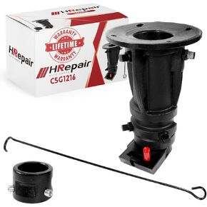 Adjustable 5th Wheel Gooseneck Adapter丨Compatible with Convert-A-Ball C5G1216丨Load-Bearing 20000 lbs Height 12"-16"