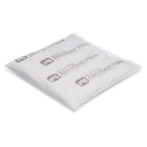 PIG Sheen Clean Oil-Only Absorbent Pillow | Absorbs Oil-Based Liquids |1 Gal Absorbency | 17" L x 16" W x 1" H | 10 Pillows | SKM602