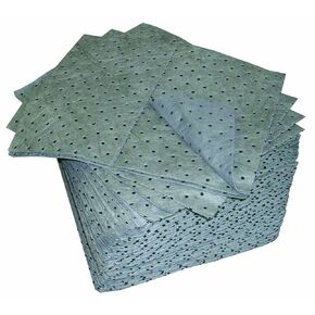 Oil-Dri L70393 Universal Light Weight Absorbent Pads 200, No Coverstock, 15-Inch X 19-Inch, Box of 200