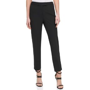 DKNY Women's Misses Foundation Cropped Slim Dress Pants