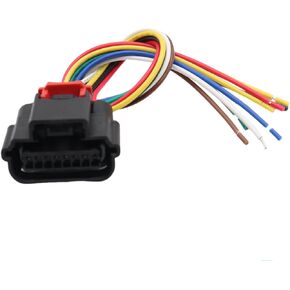 Mass Sensor Connector Plug Pigtail Wiring Harness compatible with Silverado 1500/2500/3500 Sierra Yukon Blazer Cruze SRX,Mass Air Flow Sensor Plug Connector Replace for MAS0504 MAS0449 MAS0357