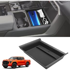 TTCR-II Compatible with 2022-2025 Toyota Tundra Console Organizer Tray, for 2022-2025 Tundra Limited/SR/TRD Center Console Secondary Organizer Tray