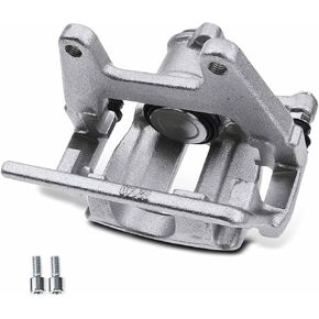 A -Premium Disc Brake Assembly مع قوس متوافق مع نماذج Audi المختارة - A6 2006 ، A6 Quattro 2005-2007 - جانب الركاب الأيمن الخلفي