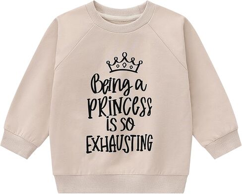 Toddler Girl's Boy's Cotton Crewneck Sweatshirt Long Sleeve Kids Casual Pullover Shirts in Kuwait