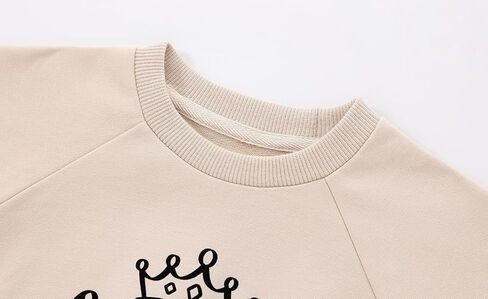Toddler Girl's Boy's Cotton Crewneck Sweatshirt Long Sleeve Kids Casual Pullover Shirts in Kuwait