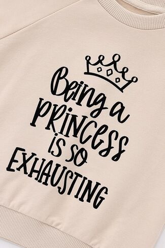 Toddler Girl's Boy's Cotton Crewneck Sweatshirt Long Sleeve Kids Casual Pullover Shirts in Kuwait