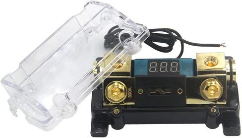 ZOOKOTO 300A Fuse Holder,Car Stereo Audio Led Display Digital Voltage Inline ANL Fuse Holder 0 2 4 Gauge in Out in Saudi Arabia
