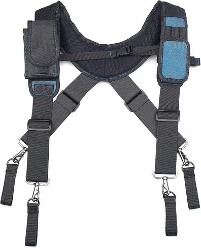 Magnetic Suspenders Tool Belt Suspenders with Magnetic Wristband, Heavy Duty Tool Belt Suspenders for Men in Saudi Arabia