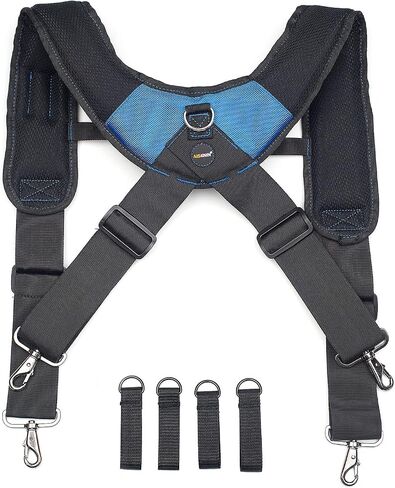 Magnetic Suspenders Tool Belt Suspenders with Magnetic Wristband, Heavy Duty Tool Belt Suspenders for Men in Saudi Arabia