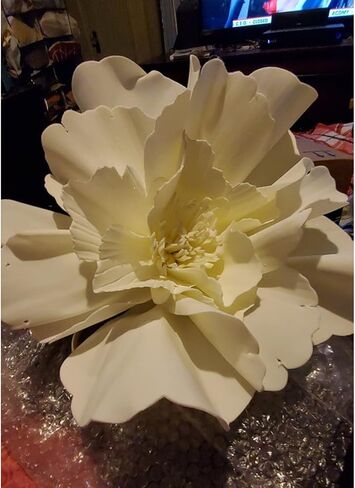 appuivbt قبعات عصابة زهرة كبيرة للنساء asfacinator قبعة الزفاف أزياء الرأس in Kuwait