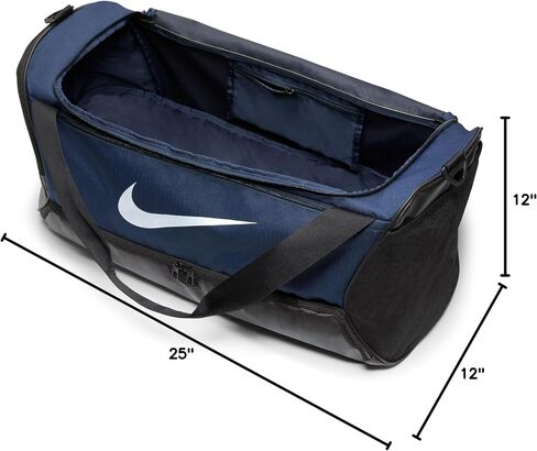 Nike Brasilia 9.5 Training Duffel Bag in Red/University Red Polyester in Saudi Arabia