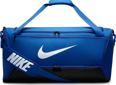 حقيبة التدريب من Nike Brasilia 9.5 من القماش الخشن باللون الأحمر/الجامعي، حقيبة التدريب من القماش الخشن, أحمر/يونيفيرستي ريد, حقيبة رياضية من القماش الخشن in Kuwait
