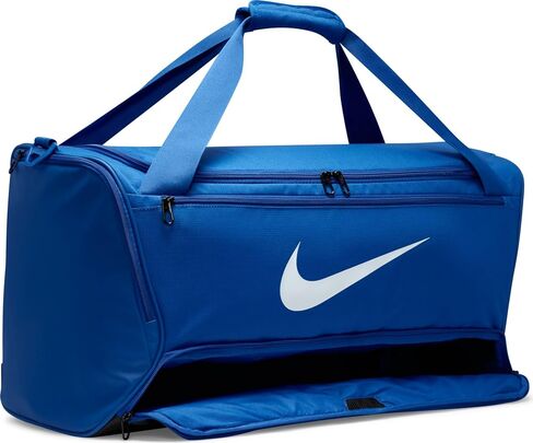 حقيبة التدريب من Nike Brasilia 9.5 من القماش الخشن باللون الأحمر/الجامعي، حقيبة التدريب من القماش الخشن, أحمر/يونيفيرستي ريد, حقيبة رياضية من القماش الخشن in Kuwait