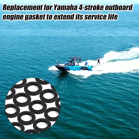 30pcs ترس أقل جوانب تصريف الزيت بديل لـ Yamaha 90430-08020-00 و 90430-08003-00 ، ختم قابس الصرف السفلي للوحدة الخلفية لليماها in Kuwait