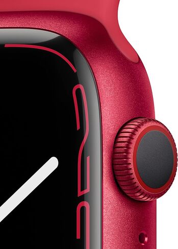 Apple Watch Series 7 [GPS 45mm] Smart Watch w/ Blue Aluminum Case with Abyss Blue Sport Band. Fitness Tracker, Blood Oxygen & ECG Apps, Always-On Retina Display, Water Resistant in Saudi Arabia