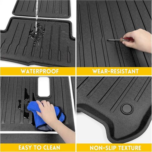 Trunk Mat & Backrest Mat for 2022-2025 Chevy Tahoe/GMC Yukon Cargo Mats All Weather Rear Seat Back Cargo Liners for Chevrolet Tahoe/GMC Yukon Accessories in Saudi Arabia