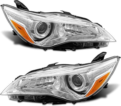 2015 2016 2017 Camry Headlight Assembly Headlights for 2015-2017 Toyota Camry Headlamp Replacement Left and Right - Chrome Housing Pair in Saudi Arabia