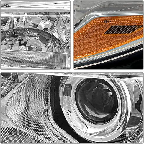 2015 2016 2017 Camry Headlight Assembly Headlights for 2015-2017 Toyota Camry Headlamp Replacement Left and Right - Chrome Housing Pair in Saudi Arabia