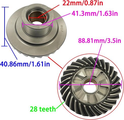 المحرك الخارجي 6H3 6K5-45551-00 PINION و 6K5-45560-00 إلى الأمام و 6K5-45570-00 6K5-45571-00 مجموعة عكسية لـ Yamaha Parsun 50HP 60HP 70HP MOTOR in Saudi Arabia