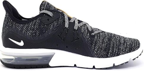 NIKE Kid's Air Max Sequent 3 GS, Light Carbon/Metallic Silver, Youth Size 7 in Saudi Arabia