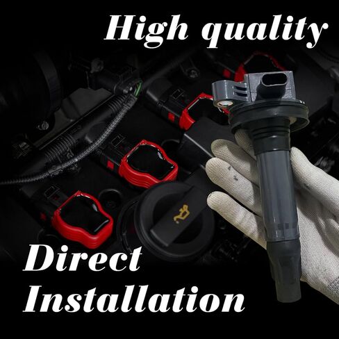 DG-526 Ignition Coil Pack For Ford F-150 2010-2014,Compatible With Ford F-250 F-350 Super Duty 2011-2017, V8 6.2L, Coils For Left Driver Side Replacement For Al3Z-12029-B UF639 UF631 C1801 (Set Of 4) in Kuwait