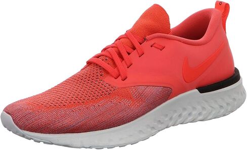 Nike Women's Odyssey React Flyknit 2 Running Shoe (Ember Yellow/Red Orbit, Size 6.5) in Saudi Arabia