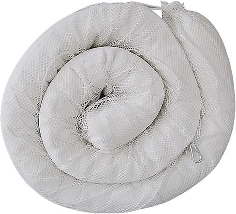Oil Absorbent Socks Oil-Only Absorbent Boom Soak up Oil Diesel Fuel Hydrocarbon Based Fluids, 6 Gallon (27L) Absorbency Per Sock, 5" Diameter 9.8' Length (12.7cm*3m)(Size:Pack of 1) in Saudi Arabia