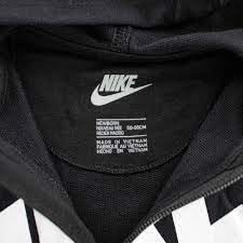 Nike Baby Hooded Coverall, Black, 9 Months in Saudi Arabia