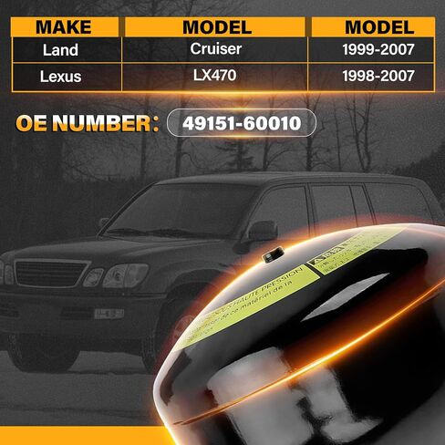 Rear Suspension Accumulator Fit For Land Cruiser 1999-2007 | Fit For LX470 1998-2007, OE 49151-60010 4915160010 in Saudi Arabia