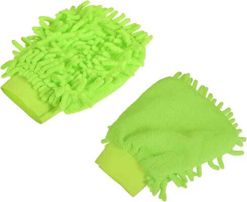 Microfiber Wash Mitt - قفازات تشنيل القابلة لإعادة الاستخدام للتنظيف ، خالية من الخدش ، تنطبق على تنظيف منزل المطبخ in Kuwait
