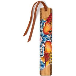 Mount Fuji Japanese Art by Hokusai, Wooden Bookmark - Also Available with Personalization - Made in USA