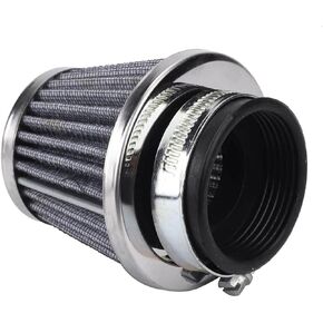 Compatible with 42mm Motorcycle Air Filter Silver for GY6 125cc 150cc Scooter ATV Quad Dirt Bike Go Kart Kawasaki Suzuki Yamaha 200cc 250cc PZ24 PZ30 Carburetor Moped Roketa Taotao