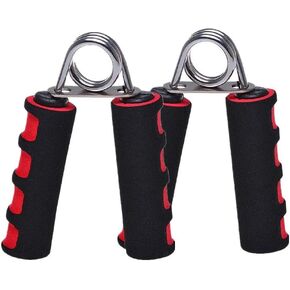 2X Hand Grip Strengthener, Finger Gripper, Hand Grippers, Quickly Increase Hand Wrist Finger Forearm Strength, Perfect for Musicians Athletes and Hand Rehabilitation Exercising (Red)