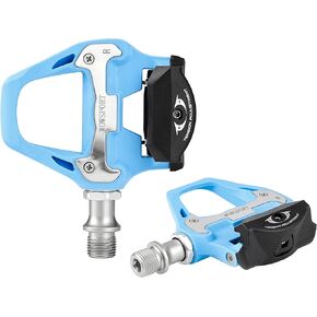 Carbon Fiber SPD-SL Road Bike Pedals with 3-Bolt Cleats