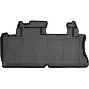 KUST All Weather Cargo Liner Trunk Floor Mat Cargo Mat Custom Fit for Toyota Sienna 2021-2023 2024 (Only Fit with Spare Tire) Black Non-Slip