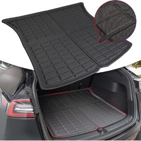 TAPTES حصير صندوق السيارة الخلفي حصيرة البضائع لملحقات الطراز Y 2024 2023 2022 2021 2020، حماية شاملة من بطانة البضائع المقاومة للماء - مناسبة لـ 5 مقاعد in Kuwait