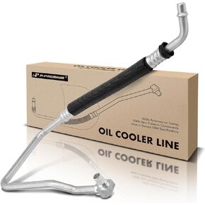 A-Premium Inlet Engine Oil Cooler Line Hose Assembly Compatible with Chevrolet Impala 2006-2011 3.9L