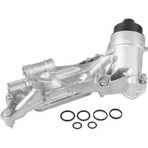 Engine Oil Cooler Compatible with Chevy Aveo Cruze Limited Sonic Pontiac G3 Saturn Astra 1.6L 1.8L Raplace 12992593, 5650364, 25199751